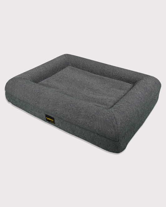Furbeez Pet Beds: Medium Orthopedic memory foam bed Navy Blue
