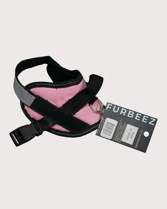 Furbeez Pet Accessories : Dog Harness Pink/XS