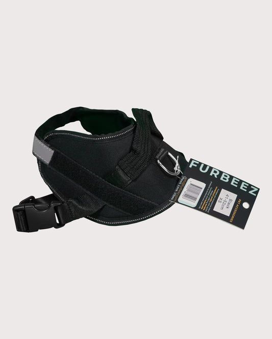 Furbeez Pet Accessories : Dog Harness Black/XS
