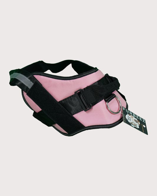 Furbeez Pet Accessories : Dog Harness Pink/XXL
