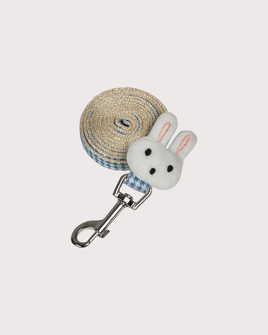 Furbeez Pet Accessories : Blue Bunny Harness & Leash Set L