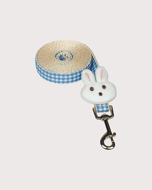 Furbeez Pet Accessories : Blue Bunny Harness & Leash Set M