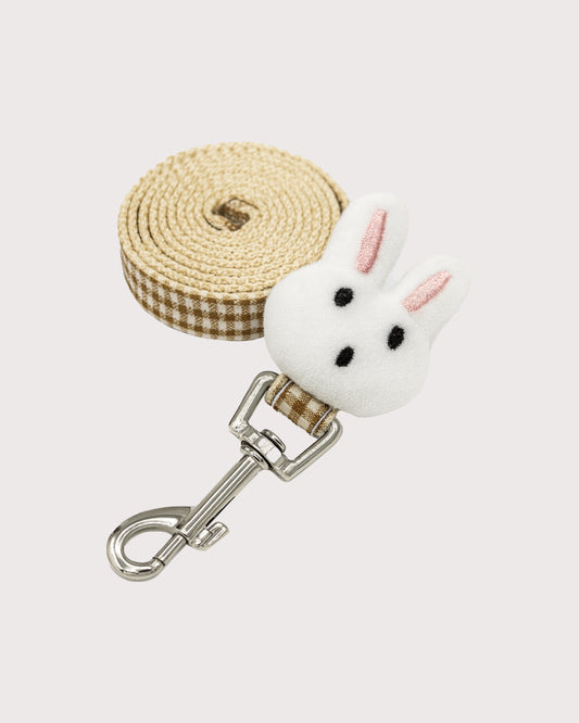 Furbeez Pet Accessories : Coffee Bunny Harness & Leash Set M