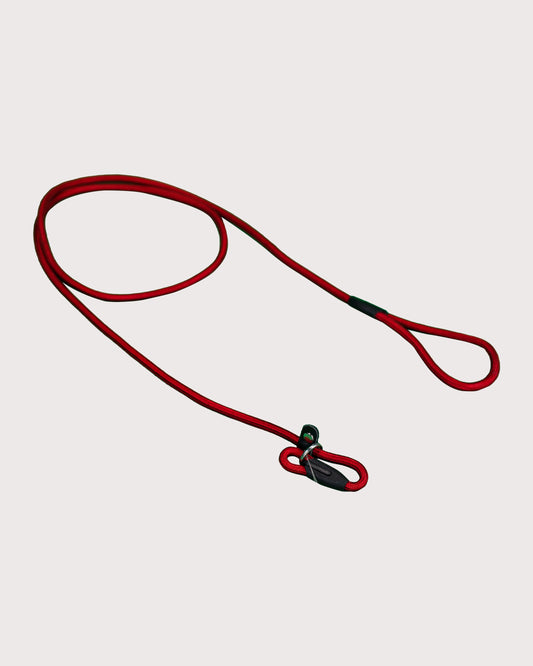 Furbeez Pet Accessories : Adjustable Dog Leash Red/Small