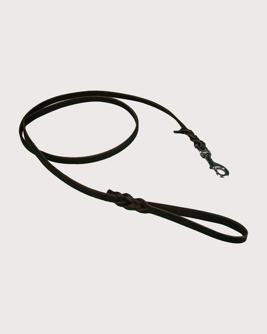 Furbeez Pet Accessories : Braided Leather Dog Leash Brown/Small 0.4*1.2*160 cm