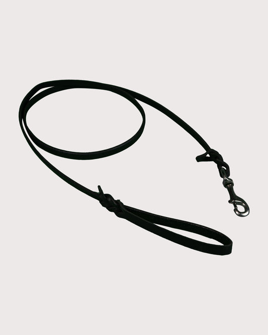 Furbeez Pet Accessories : Braided Leather Dog Leash Black/Small 0.4*1.2*160 cm