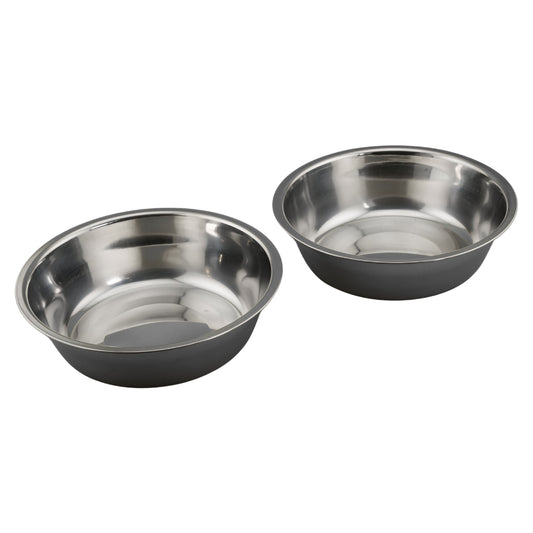 Furbeez Pet Accessories : Dual Pet Bowl/Green