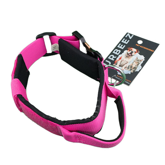 Furbeez Pet Accessories : Rose Tactical Dog Collar Medium Furbeez