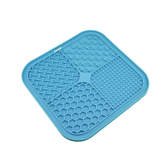 Furbeez Pet Accessories : Silicone Pet Licking Mat with Brush Furbeez