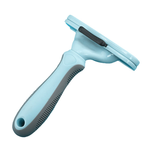 Furbeez Grooming Accessories: Undercoat Deshedding Tool Blue/gray Large Furbeez