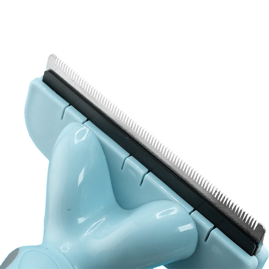 Furbeez Grooming Accessories: Undercoat Deshedding Tool Blue/gray Large Furbeez