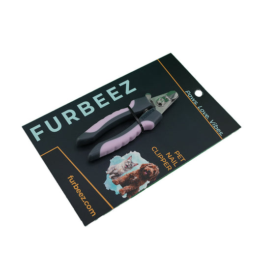 Furbeez Grooming Accessories: Pet Nail clipper white/Gray Furbeez