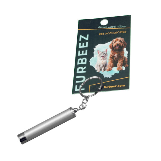 Furbeez Pet Accessories: Silver Pet Laser Toy Furbeez