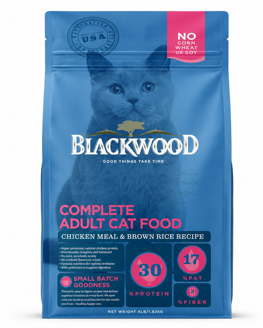 Blackwood Chicken Meal & brown rice Recipe Adult cat Food/ 1.82 kg