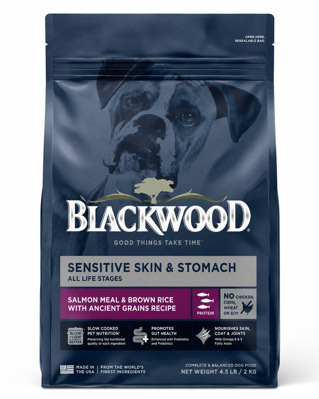 Blackwood Salmon Meal & brown Rice with ancient grains Recipe All life stages dog/ 2 kg