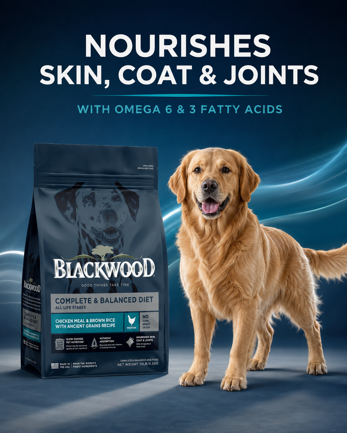 Blackwood Chicken Meal & brown rice with ancient grains Recipe All Life stage/ 4.5 kg