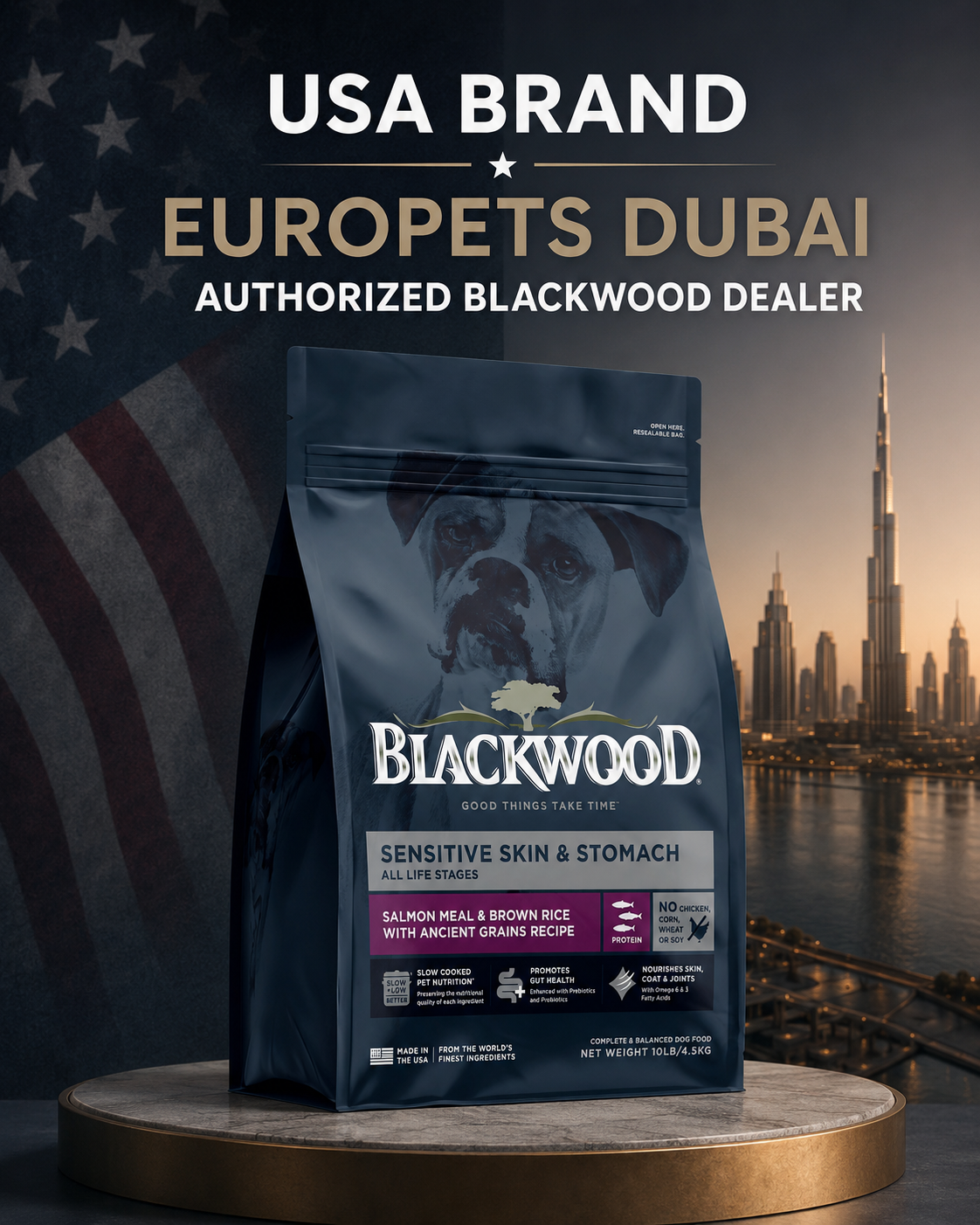 Blackwood Salmon Meal & brown Rice with ancient grains Recipe All life stages dog/ 4.5 kg