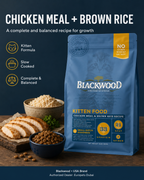 Blackwood Chicken Meal & brown rice Recipe all life stages Kitten Food / 1.82 kg