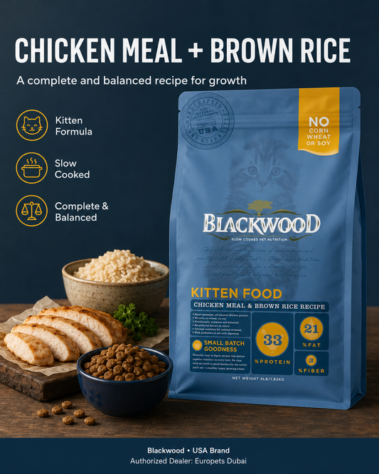 Blackwood Chicken Meal & brown rice Recipe all life stages Kitten Food / 1.82 kg