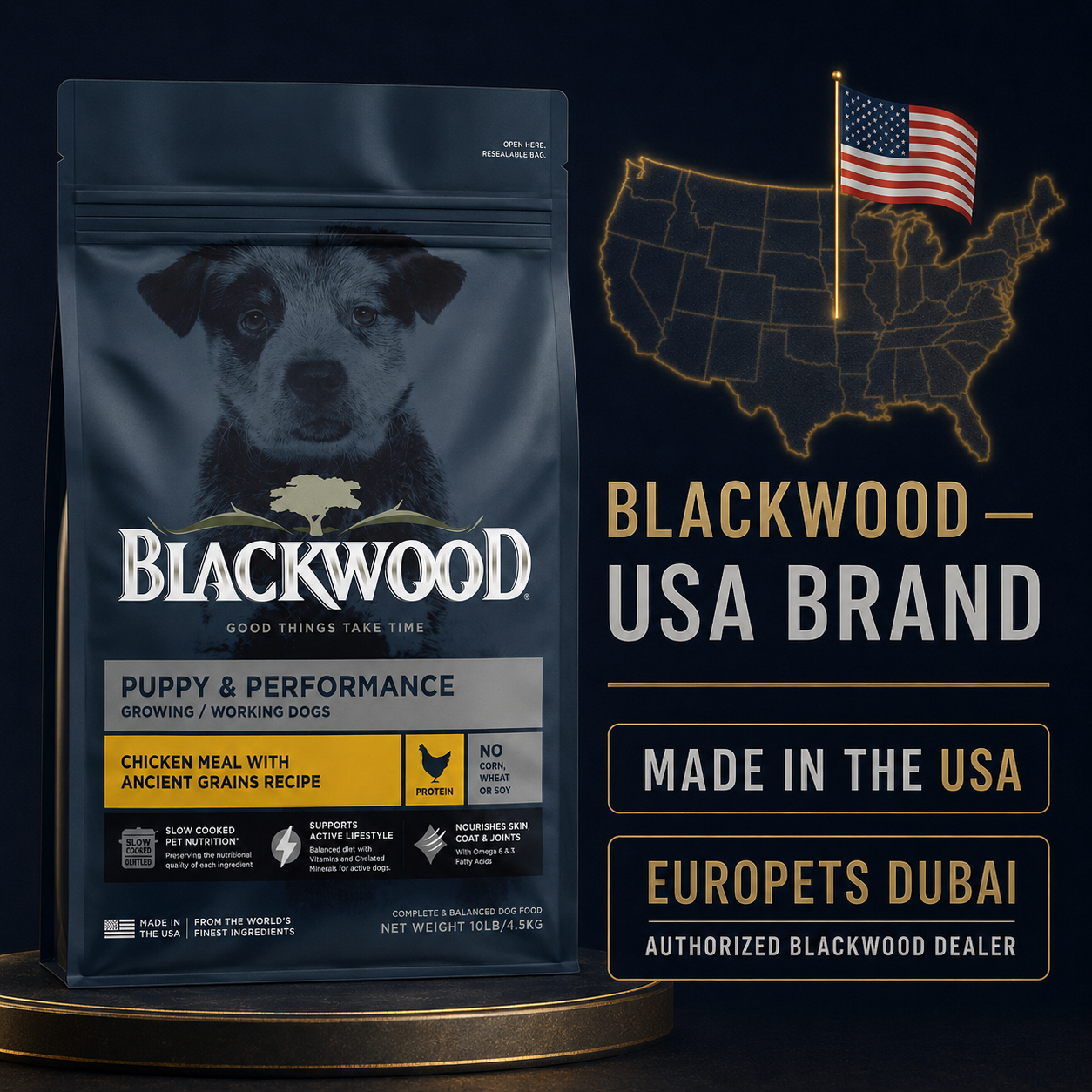 Blackwood Lamb Meal & brown Rice with ancient grains Recipe All life stages dog/ 4.5 kg