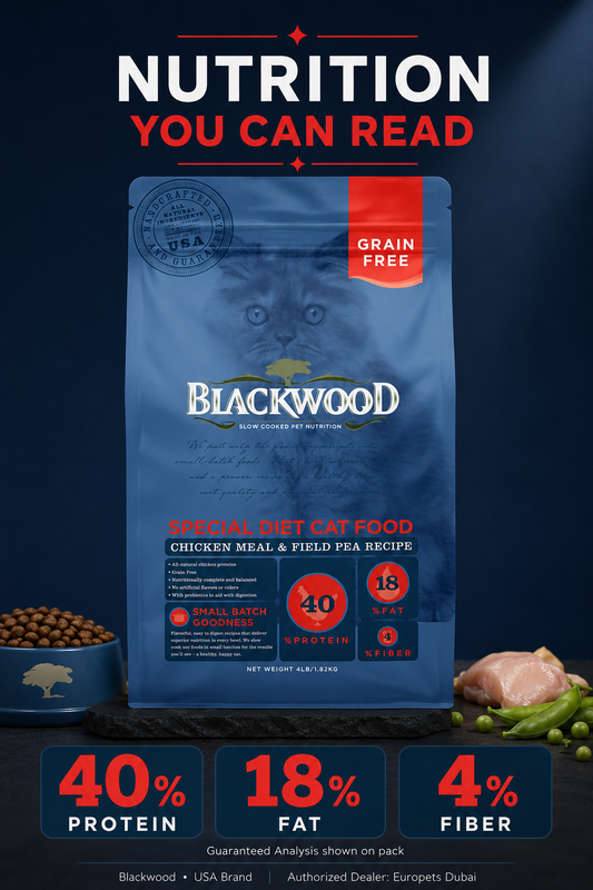 Blackwood Grain free Chicken Meal & Field Pea Recipe All life stages cat food/ 1.82 kg