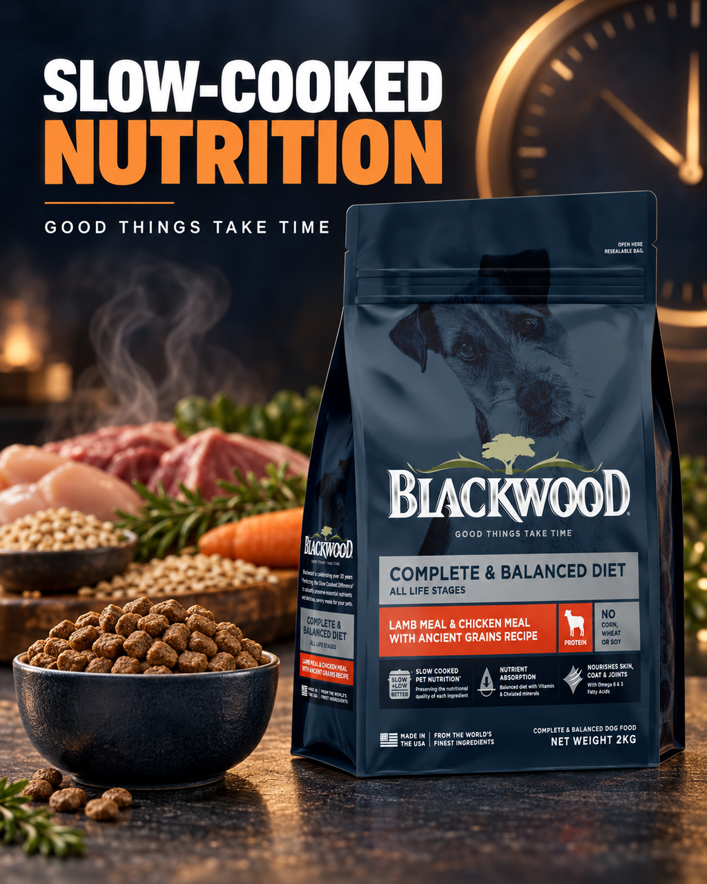 Blackwood Lamb Meal & Chicken meal with ancient grain Recipe All life Stages/ 2kg