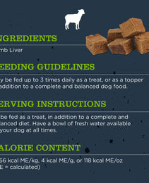 Blackwood Lamb Liver dog treats 85 GM