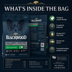 Blackwood Small Breed Grain free Turkey & Lentils Recipe All life stages dog food/ 2 kg