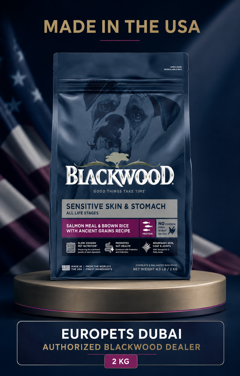 Blackwood Salmon Meal & brown Rice with ancient grains Recipe All life stages dog/ 2 kg