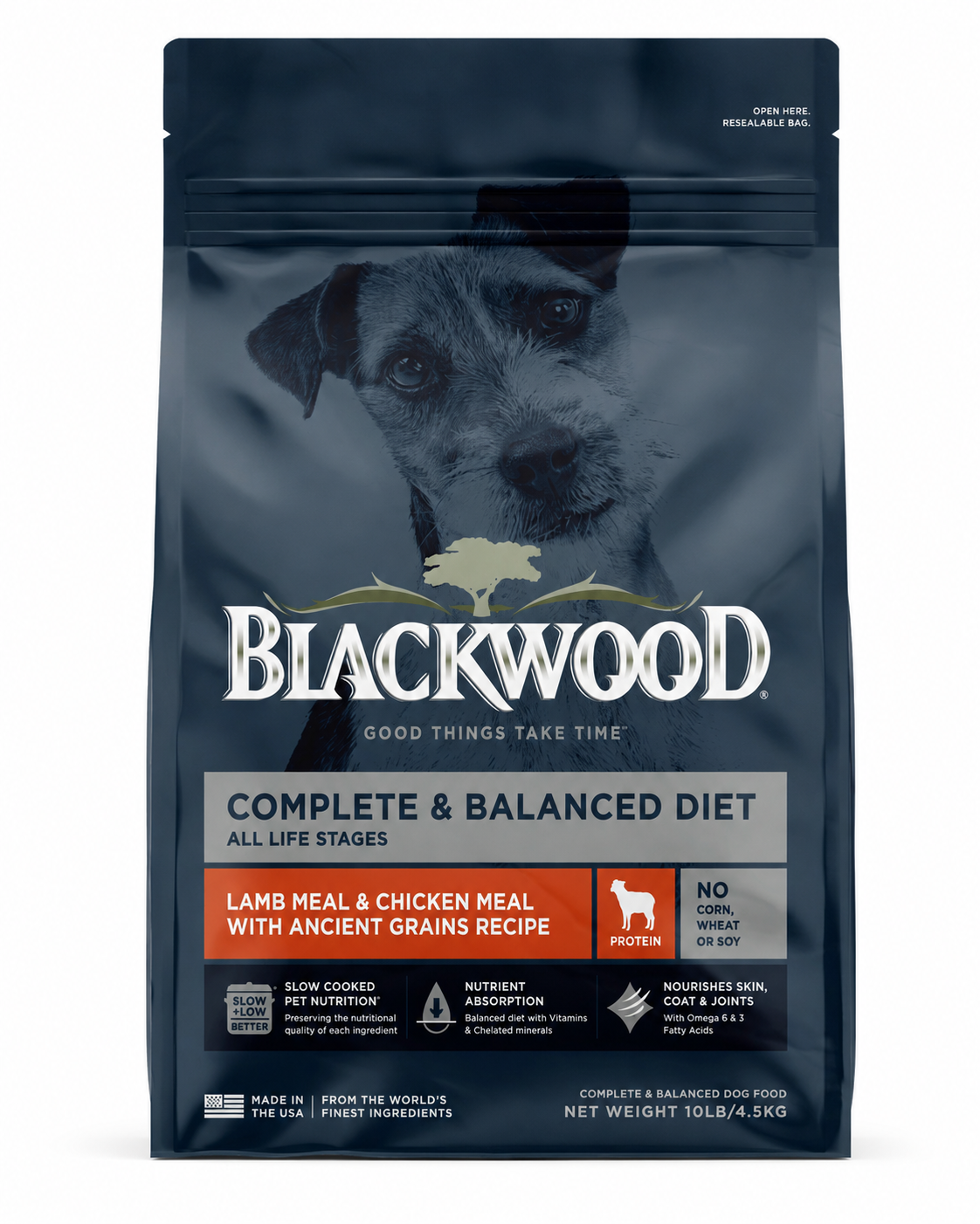 Blackwood Lamb Meal & Chicken meal with ancient grain Recipe All life Stages/ 4.5 kg