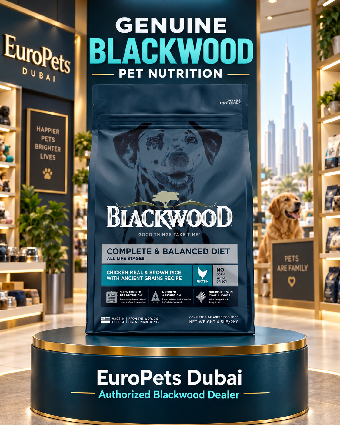 Blackwood Chicken Meal & brown rice with ancient grains Recipe All Life stage/ 2 kg