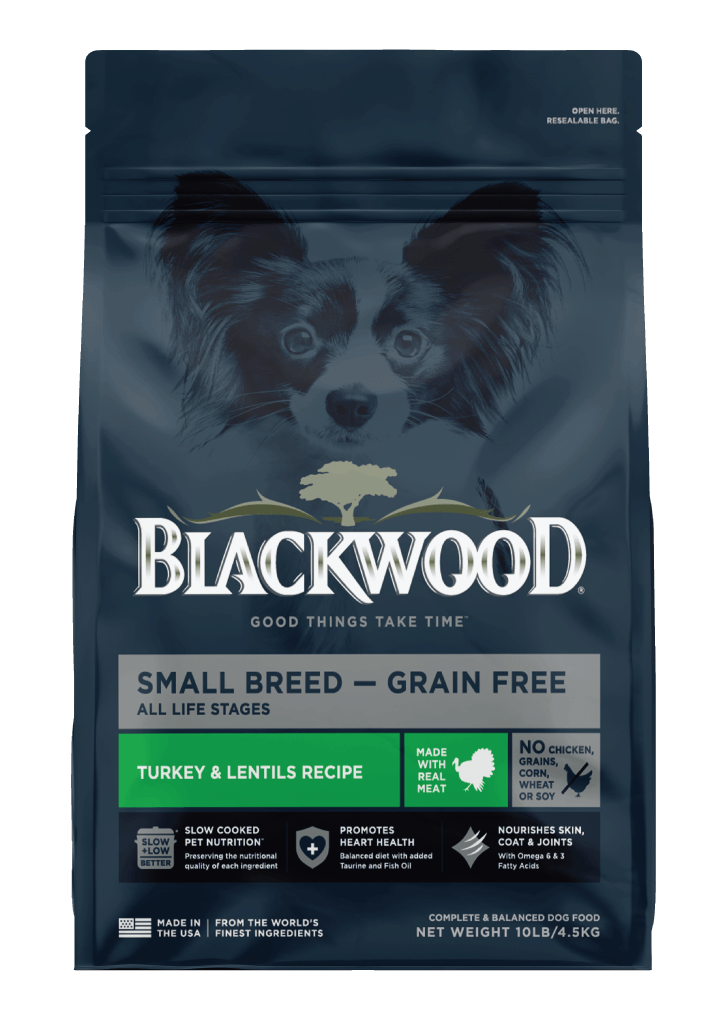 Blackwood Small Breed Grain free Turkey & Lentils Recipe All life stages dog food/ 4.5 kg