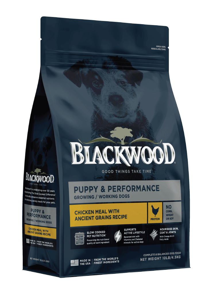 Blackwood Puppy & performance Chicken meal with ancient grain Recipe/ 4.5 kg