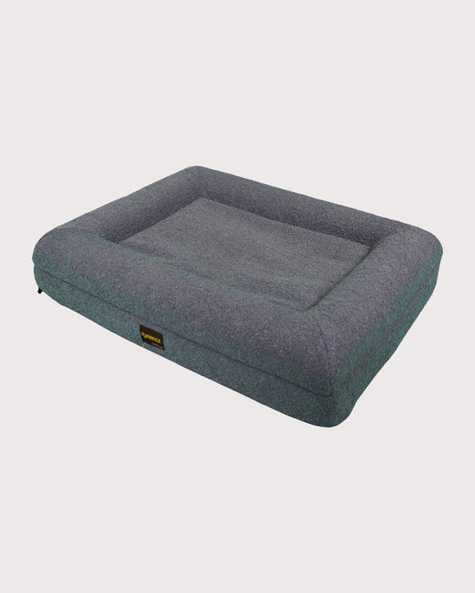Furbeez Pet Beds: Small Orthopedic memory foam bed Navy Blue