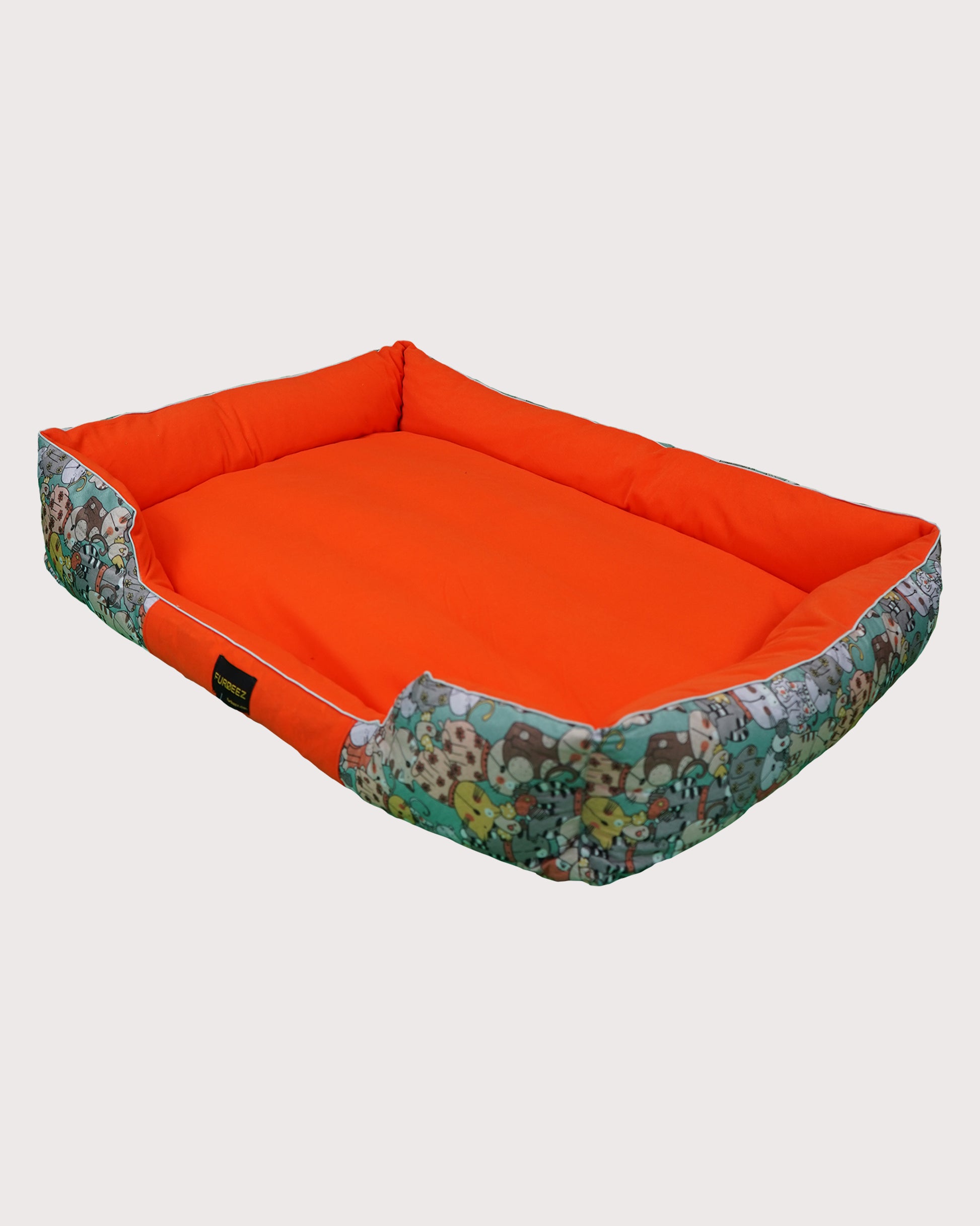 Furbeez Pet Beds: Small Doodle Beds Orange