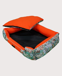 Furbeez Pet Beds: Small Doodle Beds Orange