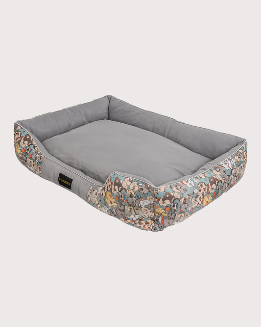 Furbeez Pet Beds: XL Doodle Beds Gray
