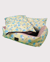 Furbeez Pet Beds: Medium Doodle Bed yellow