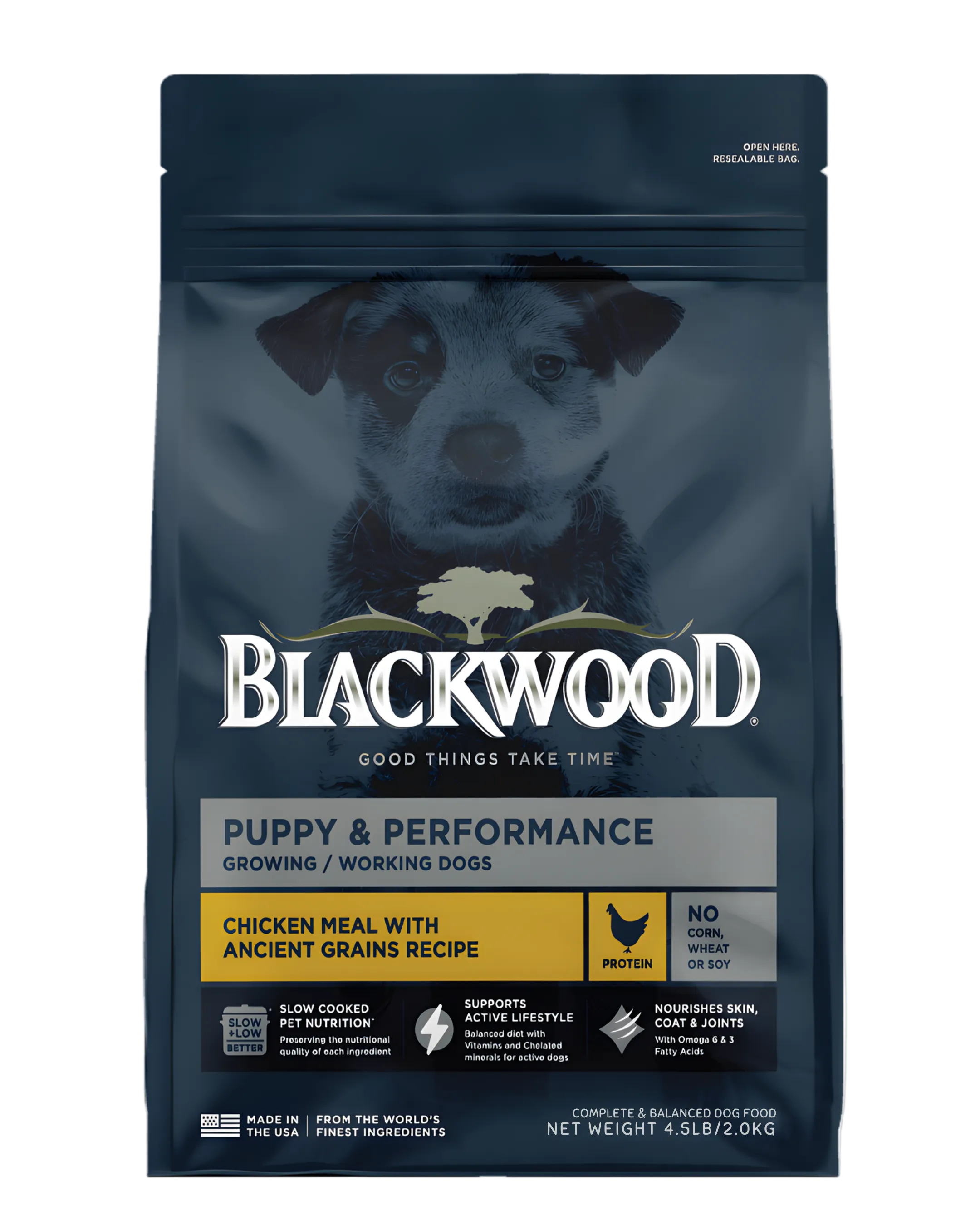 Blackwood Puppy & Performance Chicken Meal with Ancient Grain Recipe/ 2 Kg