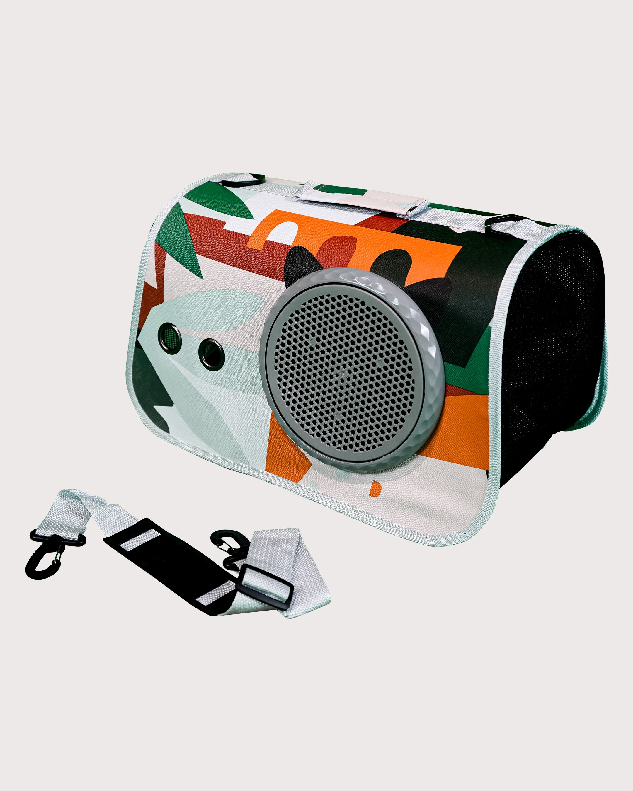 Furbeez Pet Accessories : Cat Travel Bag Green
