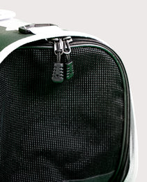Furbeez Pet Accessories : Cat Travel Bag Green