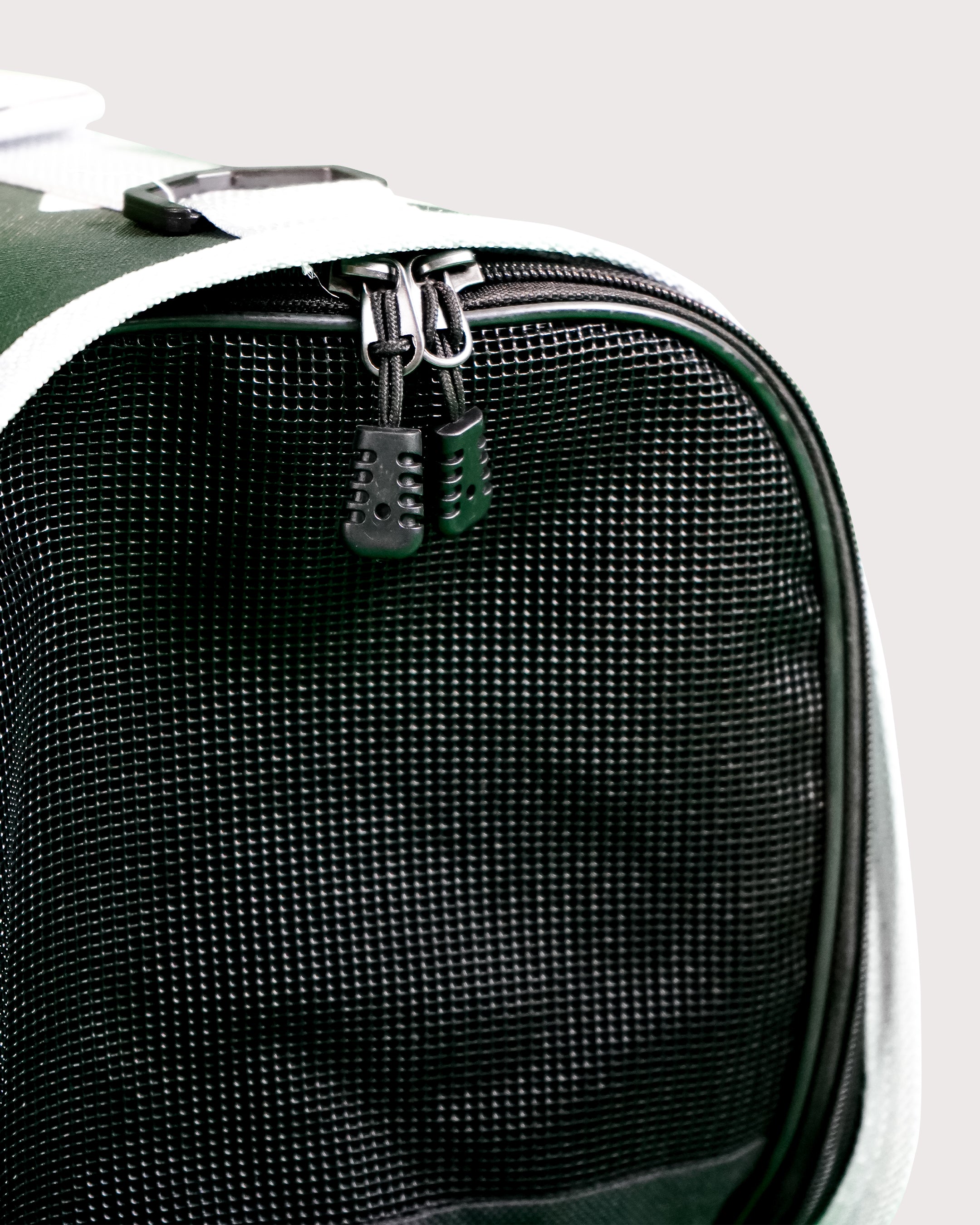 Furbeez Pet Accessories : Cat Travel Bag Green