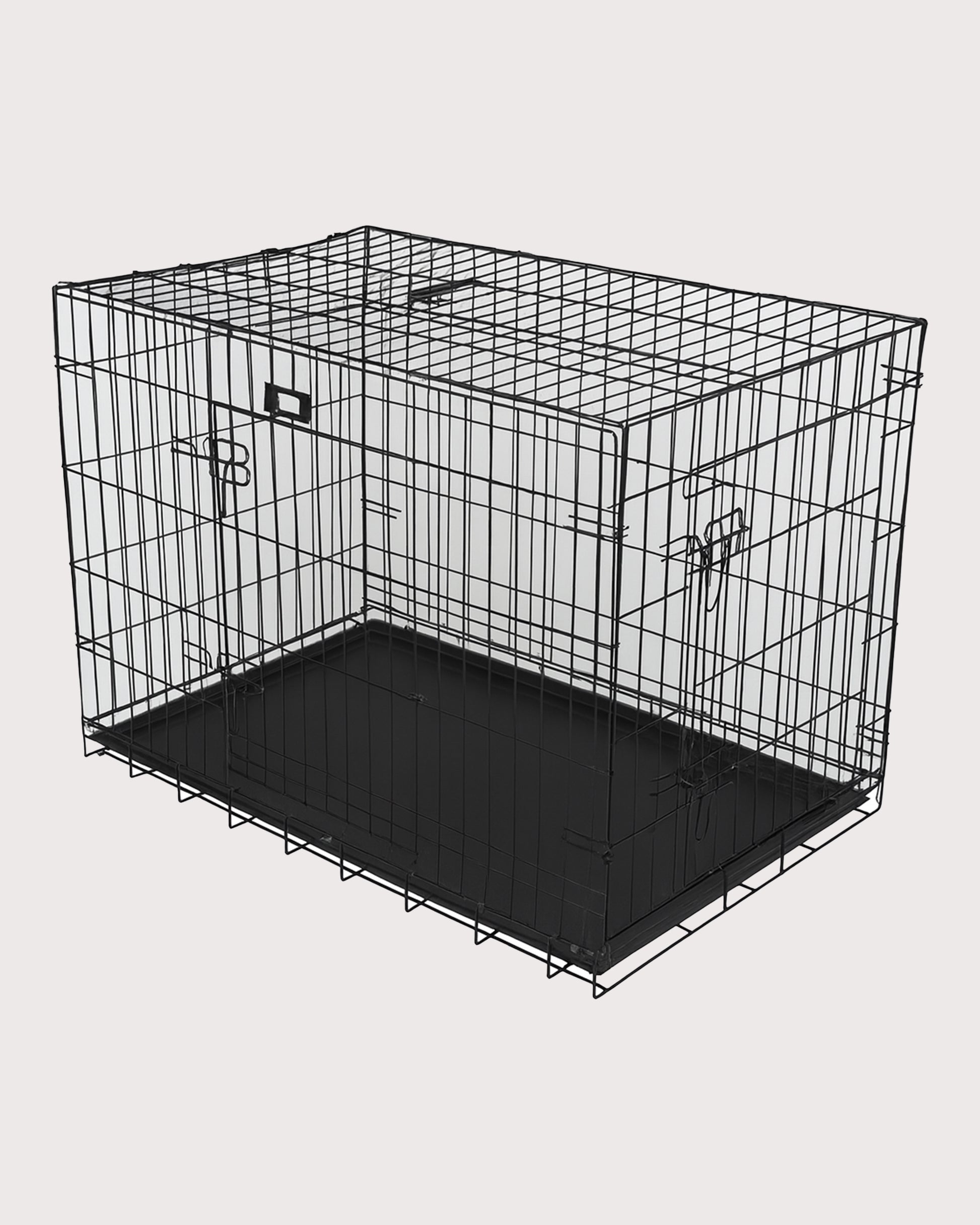 FURBEEZ PET SUPPLIES: Dog Crate with Tray Large 42 Inch