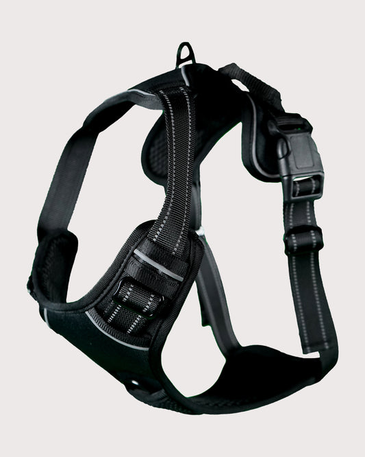 Furbeez Pet Accessories : Dog Harness Black/Large