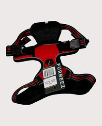 Furbeez Pet Accessories : Dog Harness Red/Large