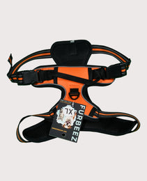 Furbeez Pet Accessories : Dog Harness Orange/XL