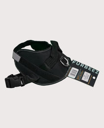 Furbeez Pet Accessories : Dog Harness Black/XS