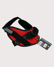 Furbeez Pet Accessories : Dog Harness Red/Medium