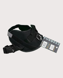 Furbeez Pet Accessories : Dog Harness Black/Small