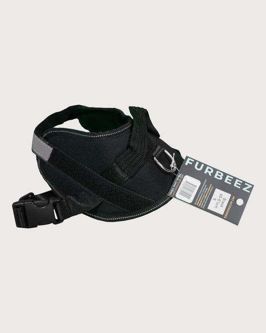 Furbeez Pet Accessories : Dog Harness Black/Small